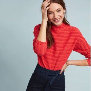 NEW Anthropologie Maeve Wren Buttoned Pullover